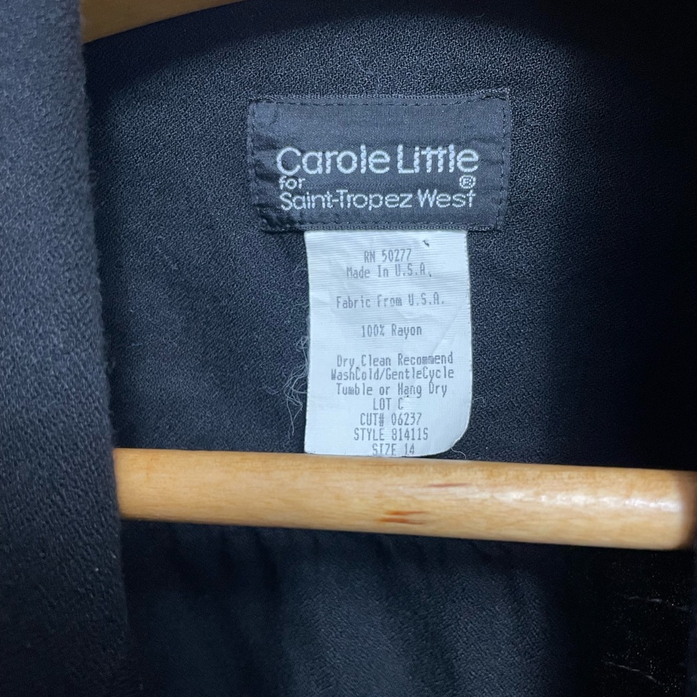 Vintage Carole Little Long-Line Blazer - Picture 5 of 9